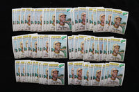 OMAR MORENO 1977 TOPPS BASEBALL CARDS - CARD # 104 - NM-MT - LOT OF 76 - #259