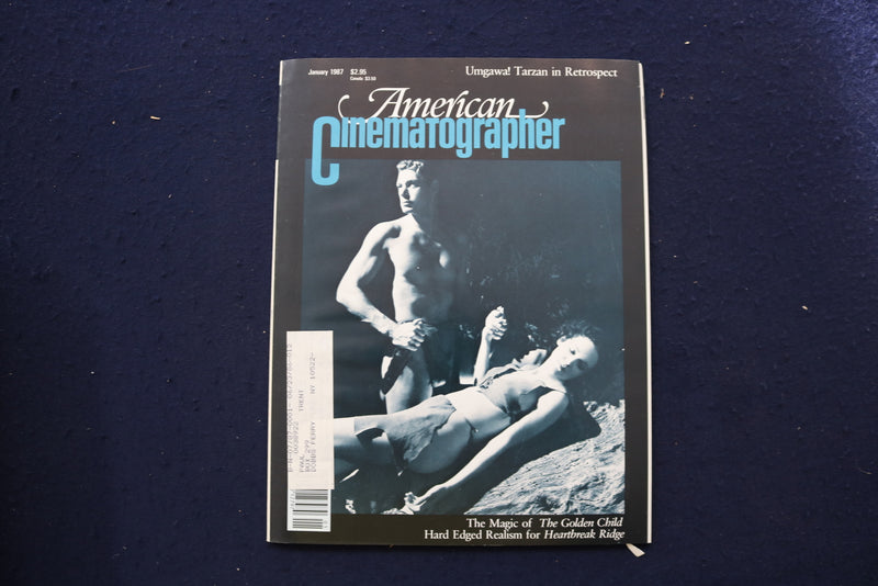 1987 JANUARY AMERICAN CINEMATOGRAPHER MAGAZINE - JOHNNY WEISSMULLER - E 17735