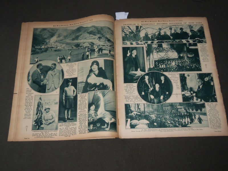 1929 JANUARY 12 MID-WEEK PICTORIAL MAGAZINE SECTION - CALVIN COOLIDGE - J 3207