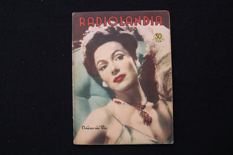1947 AUGUST 30 RADIOLANDIA MAGAZINE - DOLORES DEL RIO COVER - E 25081