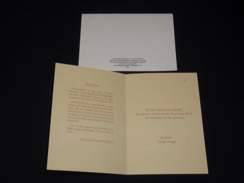 1980'S POLITICAL GREETING CARDS LOT OF 3 - DODD - BOGGS - J 9541