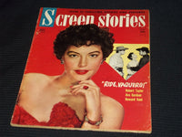 1953 AUGUST SCREEN STORIES MAGAZINE - AVA GARDNER FRONT COVER - E 15896