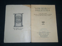 1913 BAY STATE MILLING COMPANY BREVITIES BOOK - WINONA MINNESOTA - J 4861
