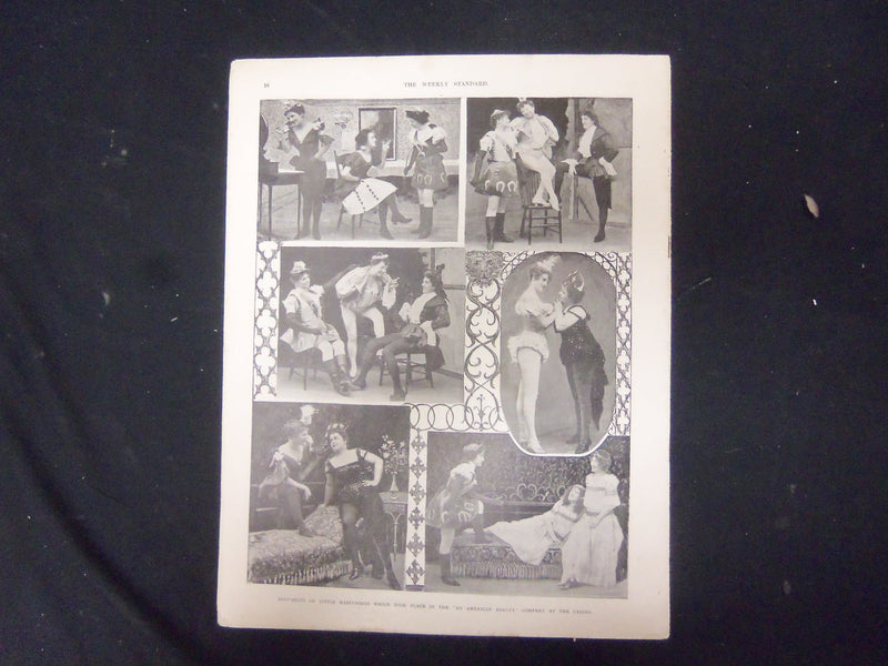 1897 FEB 27 THE STANDARD MAGAZINE - NY'S BACHELOR GIRLS OF WEST SIDE - ST 3215