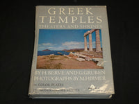 1962 GREEK TEMPLES THEATERS AND SHRINES BOOK - NICE PHOTOS - R 709N