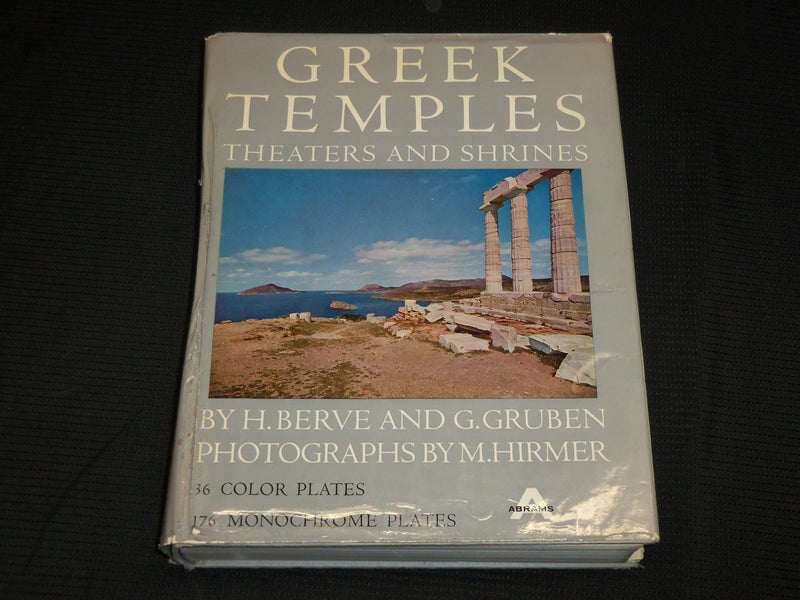 1962 GREEK TEMPLES THEATERS AND SHRINES BOOK - NICE PHOTOS - R 709N