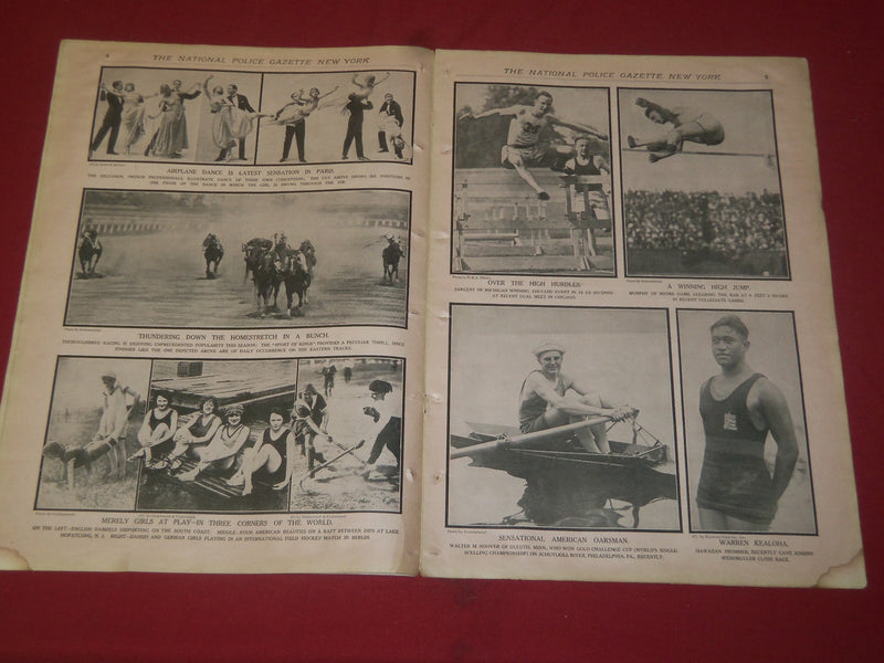 1922 JULY 8 THE NATIONAL POLICE GAZETTE MAGAZINE - HEINIE GROH - B 5757