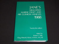 1988 JANE'S HIGH SPEED MARINE CRAFT AND AIR CUSHION VEHICLES BOOK - KD 937B