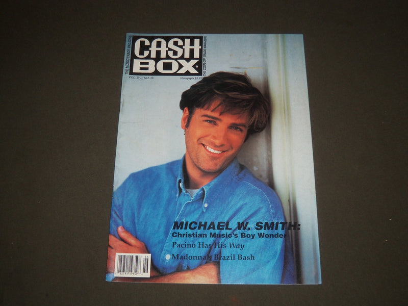1993 NOVEMBER 20 CASHBOX MAGAZINE - MICHAEL W. SMITH COVER - SP 3572