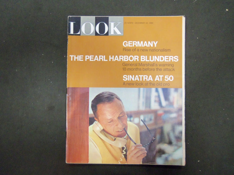 1965 DECEMBER 14 LOOK MAGAZINE - FRANK SINATRA - ST 2908