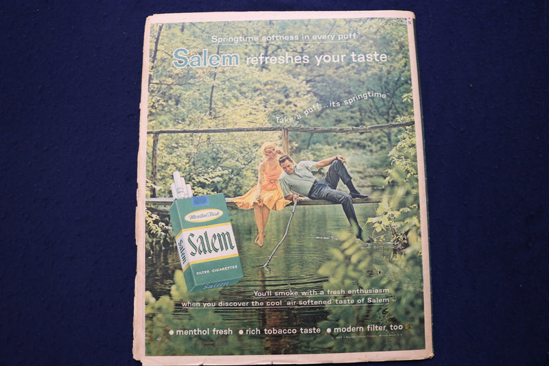 1963 APRIL 21 SUNDAY NEWS COLOROTO MAGAZINE - RICHARD EGAN - BASEBALL - E 23196
