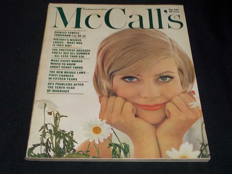 1963 MAY MCCALL'S MAGAZINE - NICE COLOR COVERS & ADS - E 1221