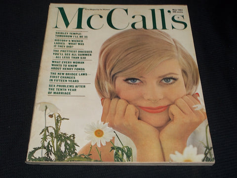 1963 MAY MCCALL'S MAGAZINE - NICE COLOR COVERS & ADS - E 1221