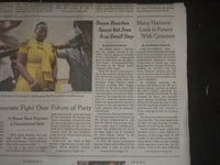 2021 JULY 21 NEW YORK TIMES - JEFF BEZOS ROCKET GOES TO EDGE OF SPACE AND BACK