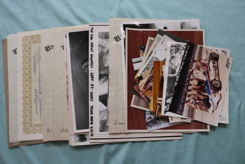 1980'S LARRY DICKSON AUTO RACING EPHEMERA LOT - K 2556