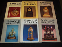 1986-1994 NAWCC BULLETIN WATCH & CLOCK COLLECTORS MAGAZINES LOT OF 24 - O 2364A