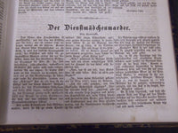 LATE 1800'S NOVELLEN SCHATZ GERMAN BOUND VOLUME 21/22 - KD 3396A
