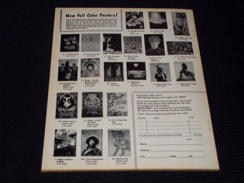 1970 OCTOBER SCREEN STARLAND MAGAZINE - TEDDY JACKIE KENNEDY & SINATRA - E 15548