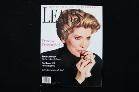 1993 FEBRUARY LEAR'S MAGAZINE - CATHERINE DENEUVE COVER - E 24436