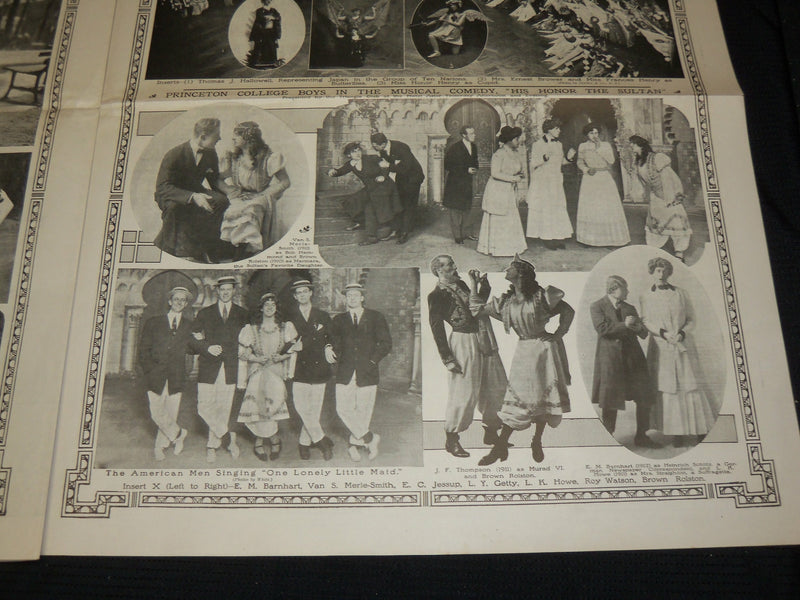 1910 APRIL 10 NEW YORK TIMES PICTURE SECTION - ROOSEVELT & KERMIT - NP 5641