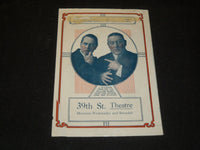1914 THE 3RD PARTY BROADWAY PLAY PROGRAM - AMERICAN VERSION - J 5343