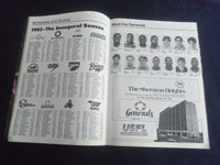 1983 USFL KICKOFF FOOTBALL PROGRAM-NJ GENERALS VS BIRMINGHAM STALLIONS- SP 6483B