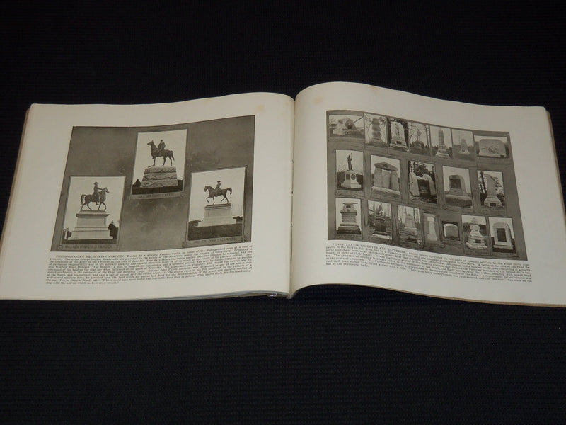 1912 HISTORIC VIEWS OF GETTYSBURG SOFTCOVER BOOK - GREAT PHOTOS - J 7928