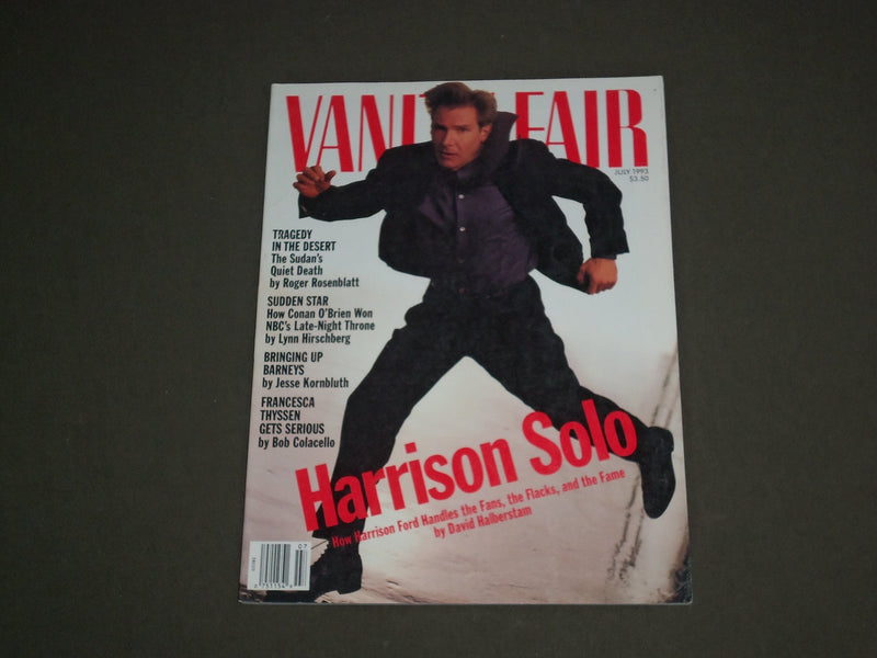1993 JULY VANITY FAIR MAGAZINE - HARRISON FORD - SP 4503