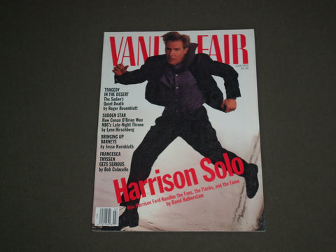 1993 JULY VANITY FAIR MAGAZINE - HARRISON FORD - SP 4503