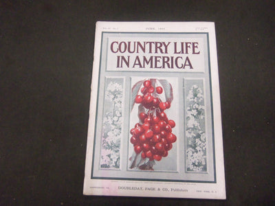 1903 JUNE COUNTRY LIFE IN AMERICA MAGAZINE - GREAT PHOTOS & ADS - ST 874