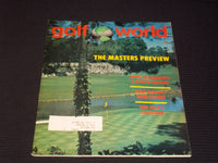 1977 APRIL 1 GOLF WORLD MAGAZINE - MASTERS PREVIEW FRONT COVER - E 6577