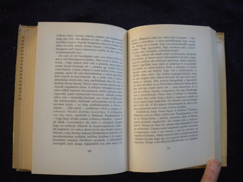 1967 ISZONY HARDCOVER BOOK BY NEMETH LASZLO - HUNGARIAN TEXT - KD 8100