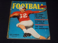 1953 STANLEY WOODWARD'S FOOTBALL MAGAZINE - JACK SCARBATH COVER - E 7909