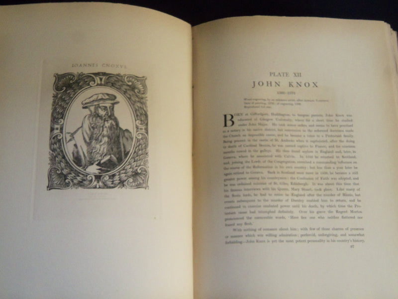 1903 SCOTTISH PORTRAITS HISTORICAL CRITICAL JAMES L. CAW VOLUME 1 & 2 - Z 150