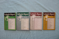 1939-1945 CATHOLIC DIGEST MAGAZINE - LOT OF 4 - O 3946