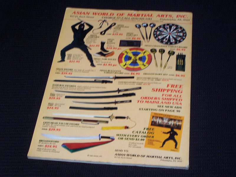 1987 APRIL BLACK BELT MAGAZINE - BRUCE LEE FRONT COVER - E 7773