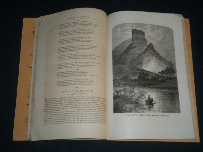1876-1877 APPLETONS' JOURNAL MAGAZINE LOT OF 6 ISSUES - NICE ILLUS. - WR 1199G