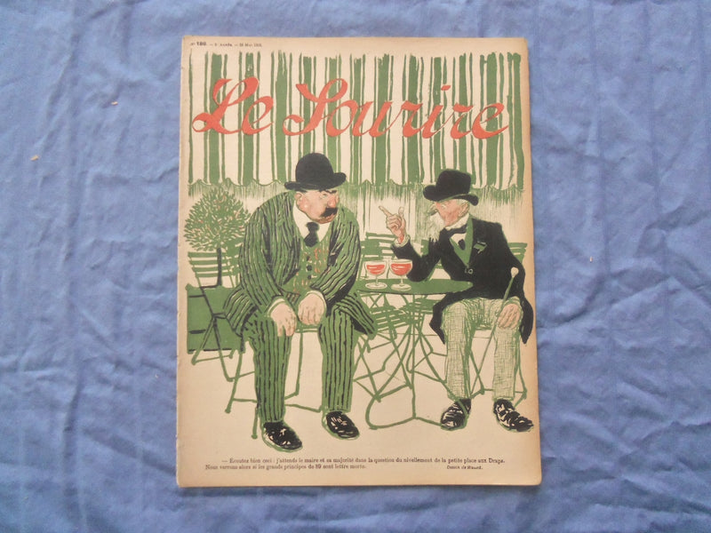 1903 MAY 16 LE SOURIRE MAGAZINE - ILLUSTRATED COMEDY - FRENCH TEXT - SP 4865O