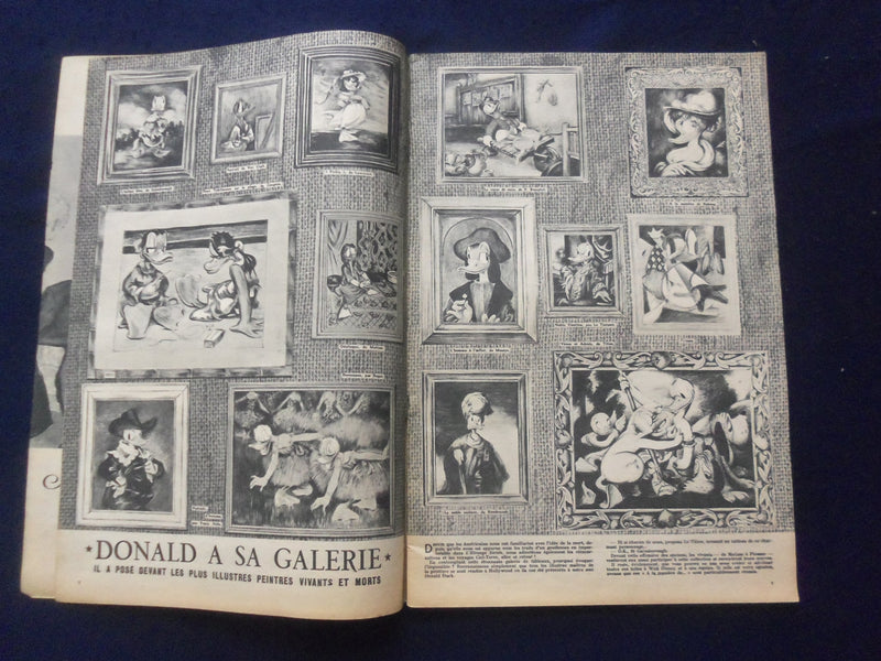 1946 CINEMONDE MAGAZINE- DANNY KAYE BACK COVER - VEDETTES DE NOEL - SP 4868I