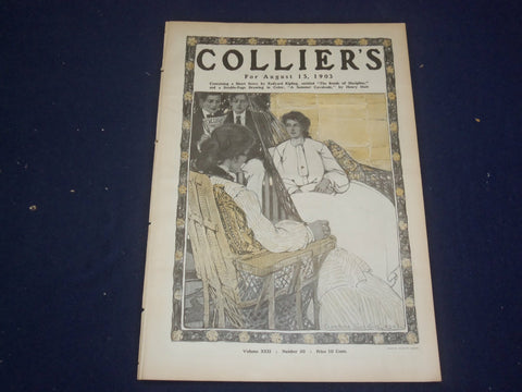 1903 AUGUST 15 COLLIER'S MAGAZINE-BONDS OF DISCIPLINE BY RUDYARD KIPLING-ST 6675