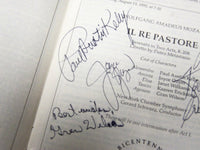 1992 AUGUST 15 IL RE PASTORE AUTOGRAPHED PROGRAM - 5 AUTOGRAPHS - J 5267