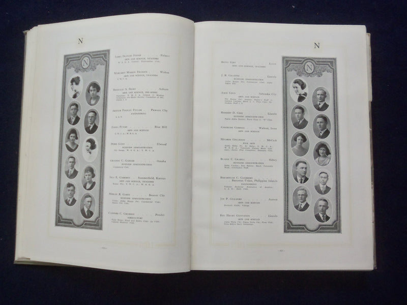 1921 THE CORNHUSKER UNIVERSITY OF NEBRASKA YEARBOOK - LINCOLN, NE - YB 3130