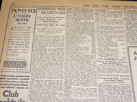 1917 JUNE 7 NEW YORK TIMES NEWSPAPER - AMERICAN STEAMER SINKS U-BOAT - NT 7788