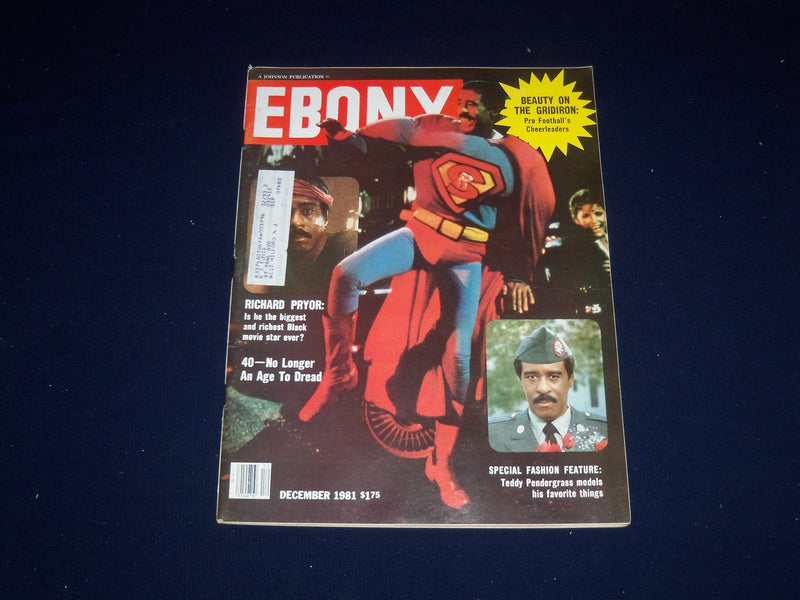 1981 DECEMBER EBONY MAGAZINE - RICHARD PRYOR COVER - SP 5226