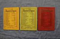 1936 READER'S DIGEST MAGAZINE - COMPLETE YEAR - LOT OF 12 - O 3871