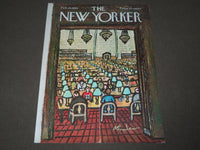 1961 FEBRUARY 25 NEW YORKER MAGAZINE FRONT COVER ONLY - GREAT ART FOR FRAMING