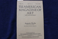 1918 THE AMERICAN MAGAZINE OF ART - AUGUSTE RODIN - K 1522