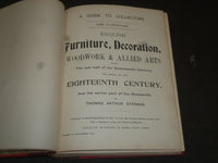 1800'S ENGLISH FURNITURE WOODWORK DECORATION BY T. A. STRANGE VOLUME - KD 3594
