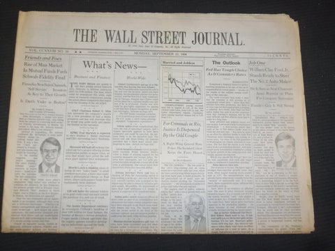 1996 SEP 23 THE WALL STREET JOURNAL-CHARLES SCHWARB, RISE OF MUTUAL FUND- WJ 268
