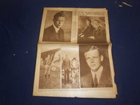 1927-1928 BOSTON HERALD ROTO SECTION - CHARLES LINDBERGH - LOT OF 4 - NP 5027